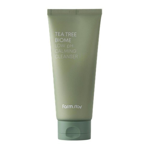 Farmstay - Tea Tree Biome Low pH Calming Cleanser - Upokojujúci čistiaci gél na tvár - 180 ml