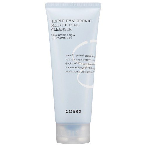 COSRX - Hydrium Triple Hyaluronic Moisture Cleanser - Čistiaca pena s kyselinou hyalurónovou - 150ml