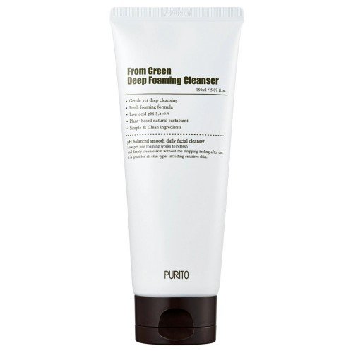 Purito - From Green Deep Foaming Cleanser - Čistiaca pena s pupočníkom ázijským - 150ml