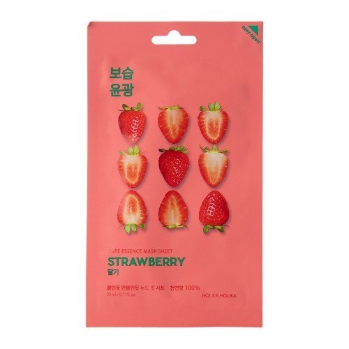 Holika Holika - Pure Essence Mask Sheet - Клубника - Тканевая маска с экстрактом клубники - 23мл