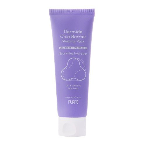 Purito - Dermide Cica Barrier Sleepping Pack - Regeneračný nočný krém/maska - 80ml